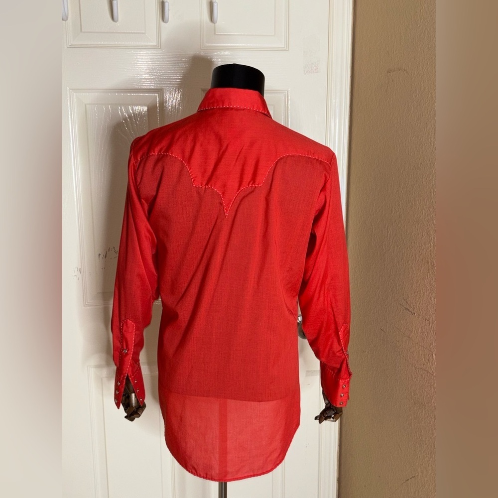 Vintage Rockmount PearlSnap Shirts Large Relaxed Fit Ranch Wear 16M - Picture 4 of 9